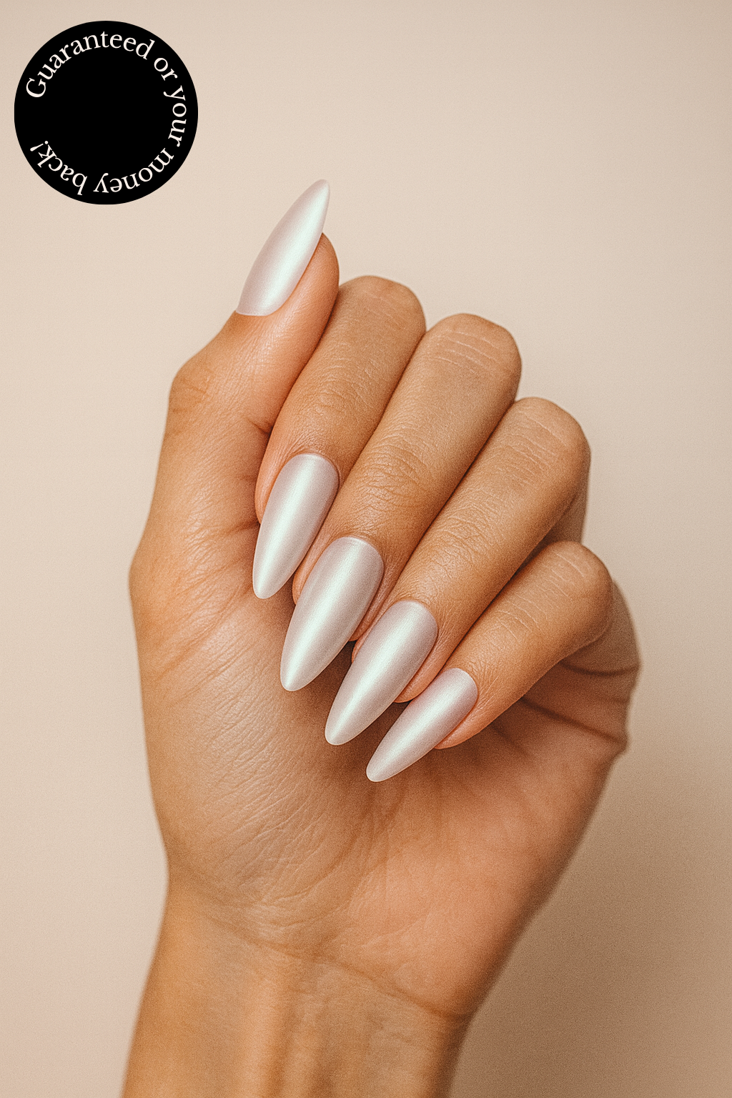 Kit Silver Muse – Ongles Press-On Gris Artistiques - AyraNails™